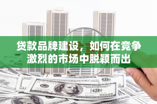 郊区贷款品牌建设，如何在竞争激烈的市场中脱颖而出