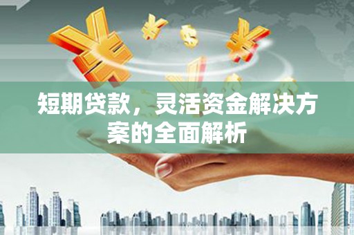 徐州短期贷款，灵活资金解决方案的全面解析