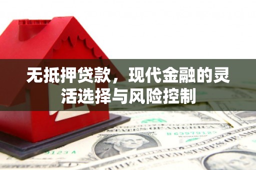 灌云无抵押贷款，现代金融的灵活选择与风险控制