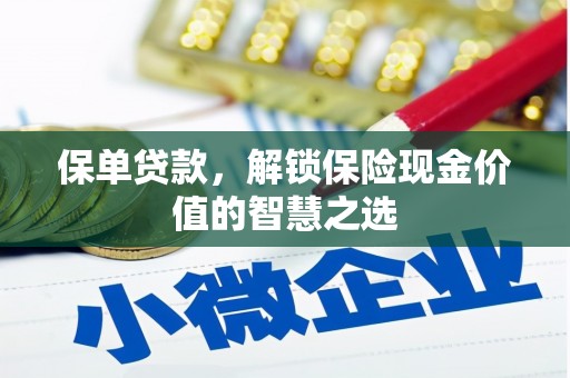 靖州保单贷款，解锁保险现金价值的智慧之选