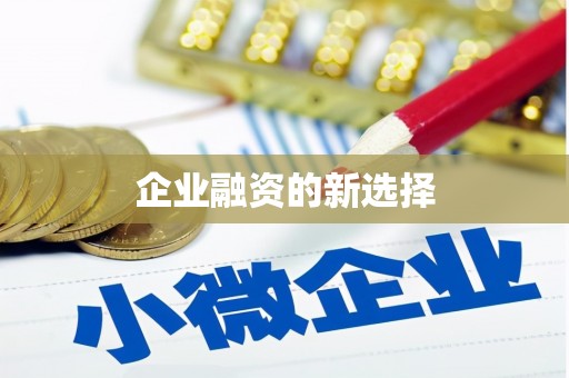 宝应企业融资的新选择