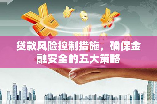 化州贷款风险控制措施，确保金融安全的五大策略