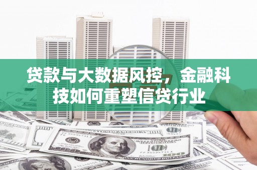 米东贷款与大数据风控，金融科技如何重塑信贷行业