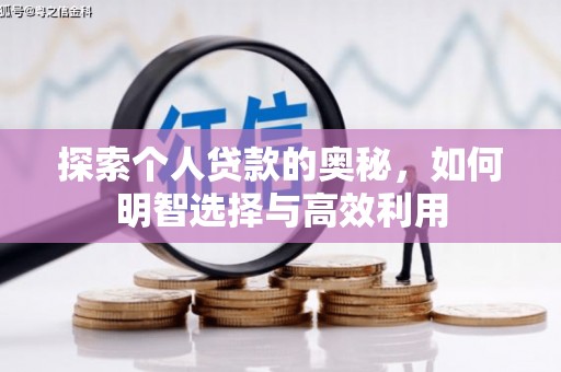资阳探索个人贷款的奥秘，如何明智选择与高效利用