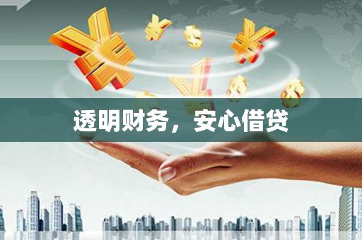 全州透明财务，安心借贷