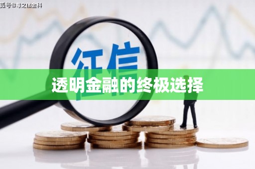 呼伦贝尔透明金融的终极选择